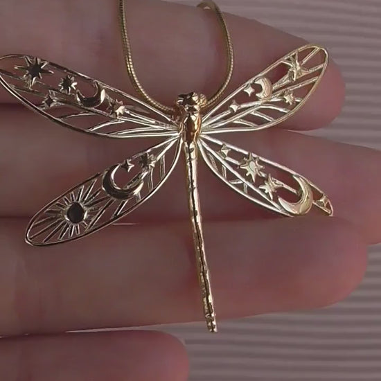 Gold_Plated_Celestial_Damselfly_Pendant