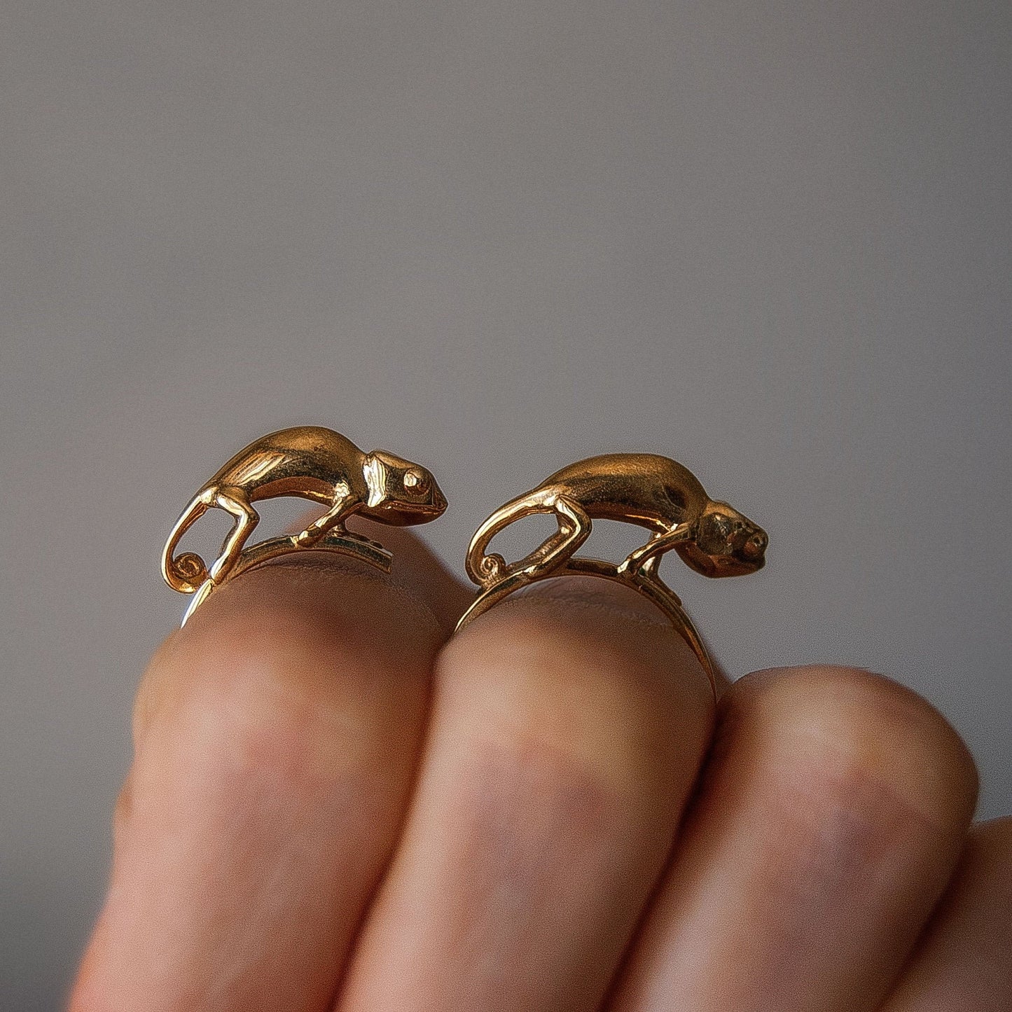 Two Finger Chameleon Ring