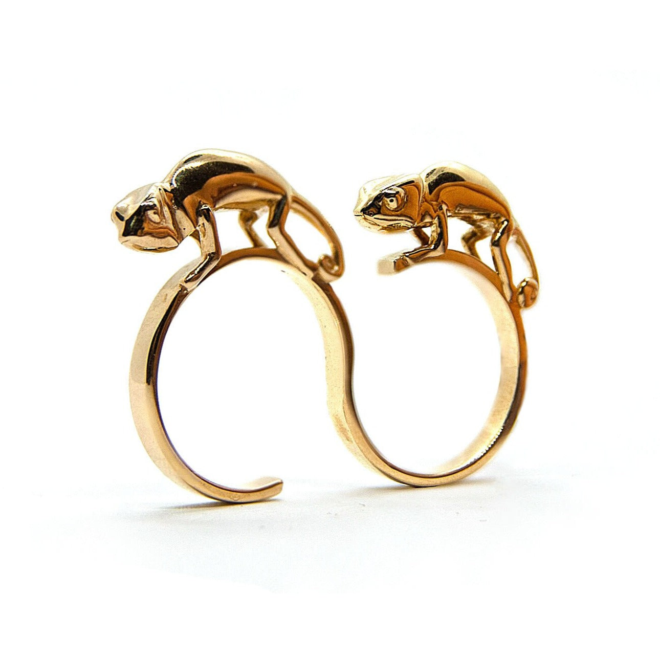 Two Finger Chameleon Ring