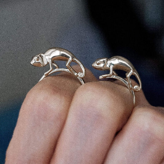 Two Finger Chameleon Ring