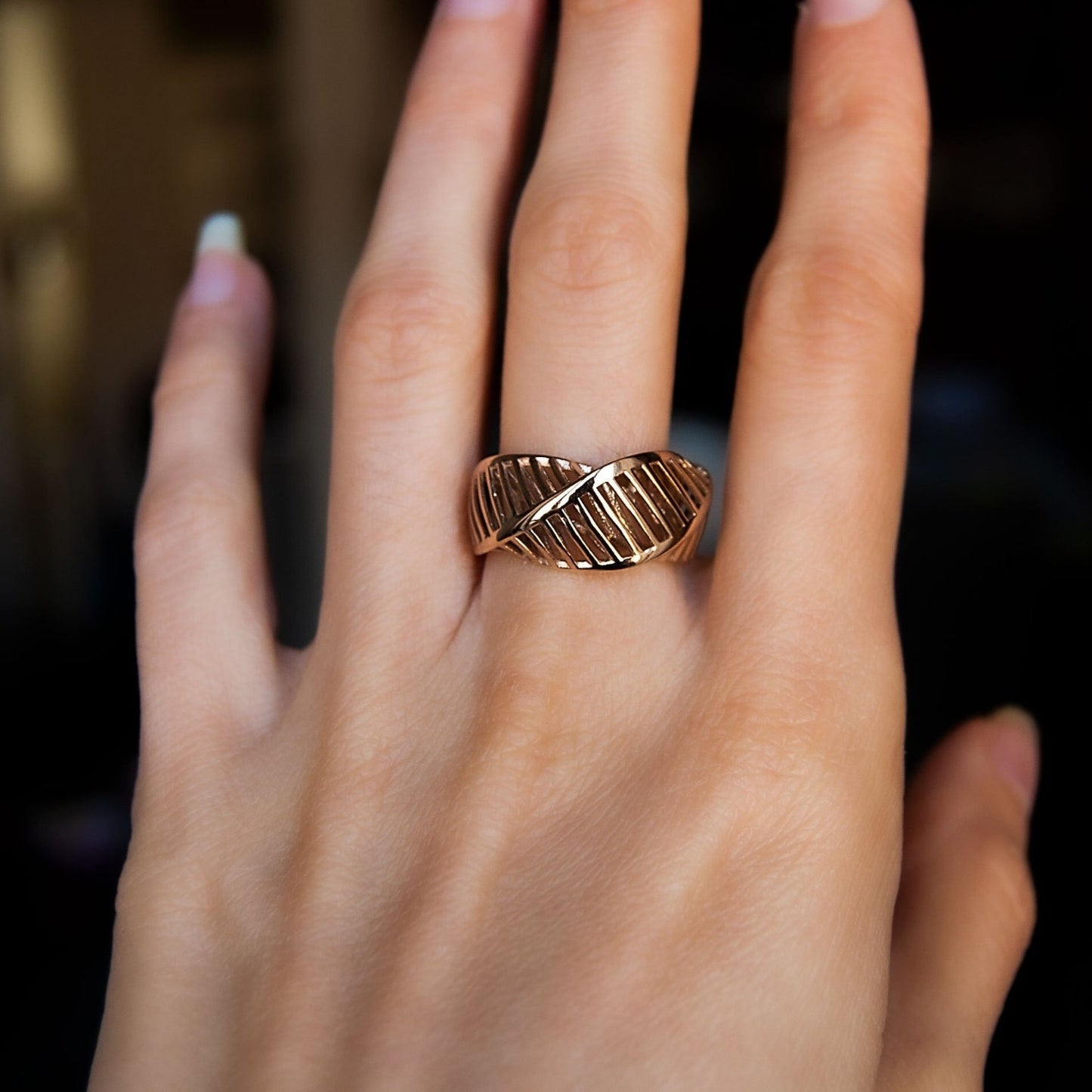 Mobius Infinity Ring