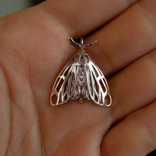 Tiger moth pendant