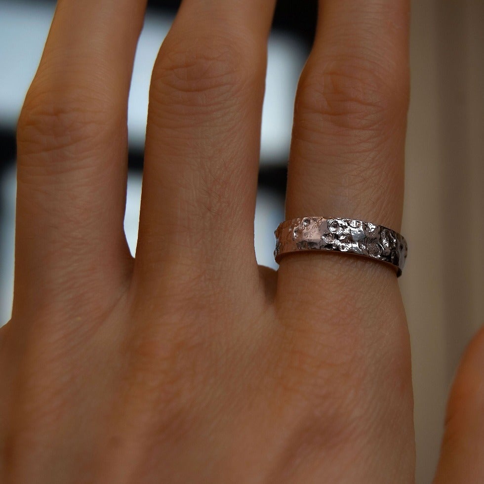 Personalized Moon Ring
