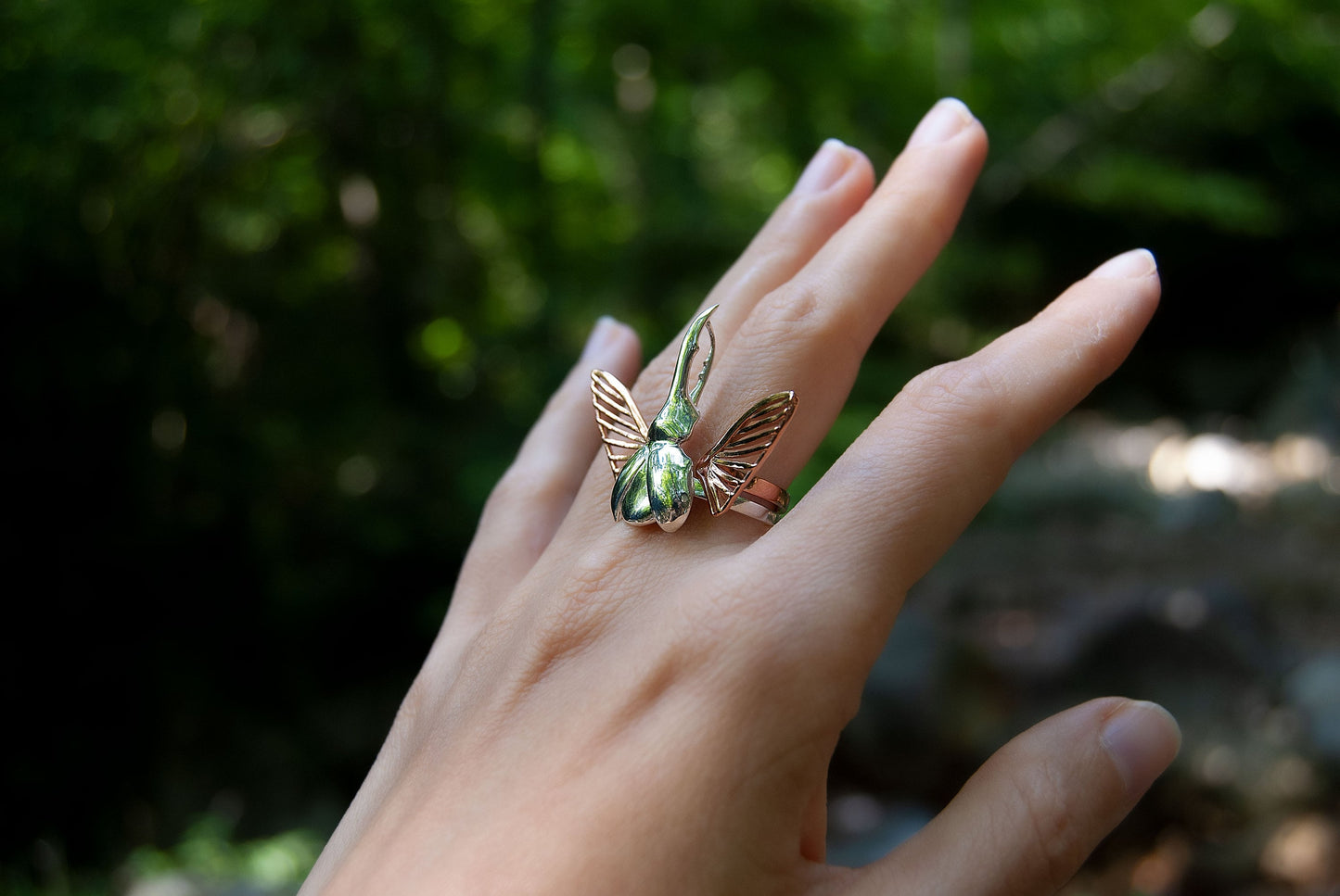 Hercules Beetle Stacking Rings